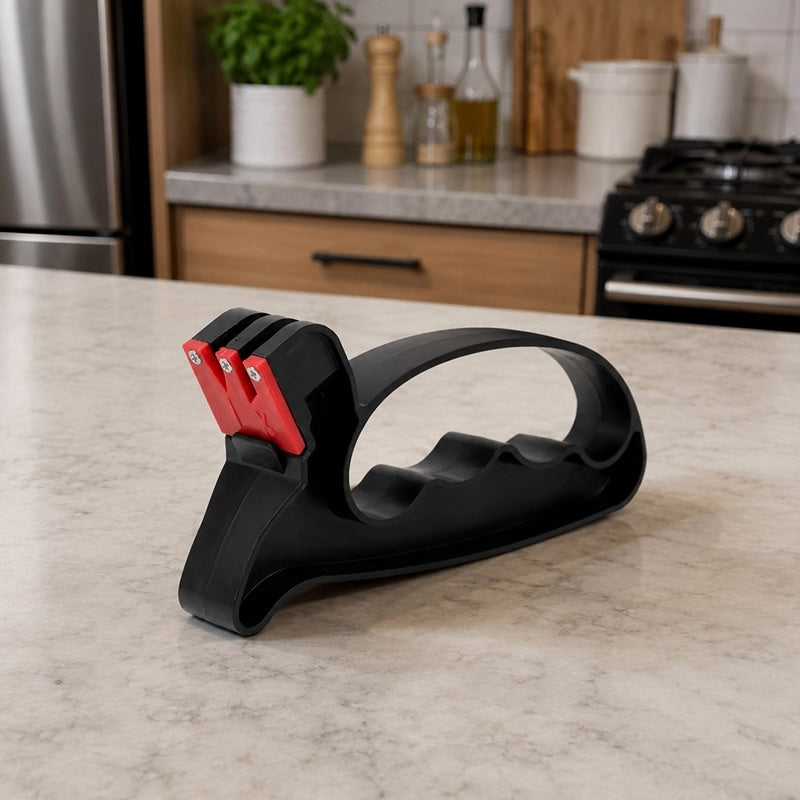 aiguiseur couteau noir foncé