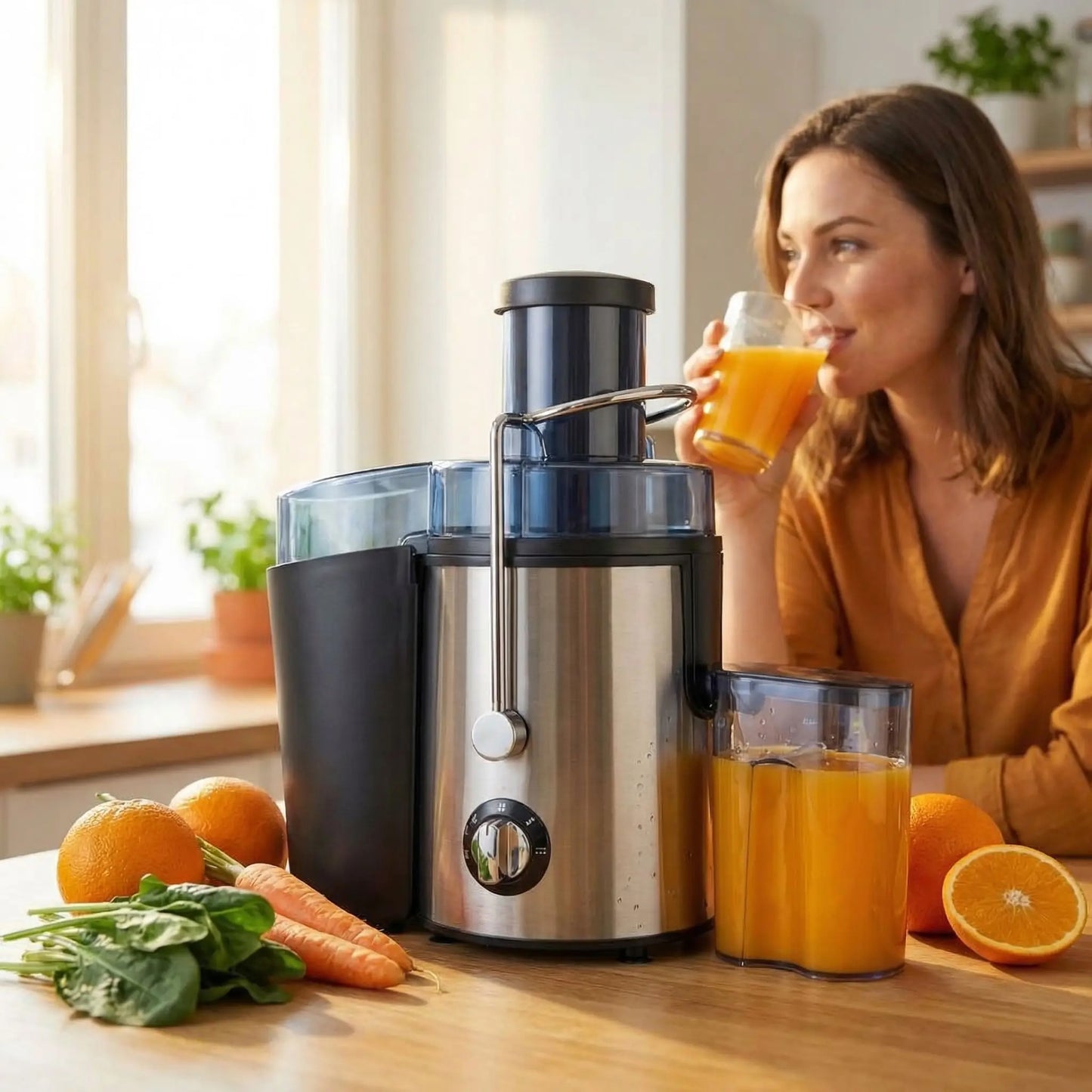 extracteur de jus centrifugeuse double vitesse