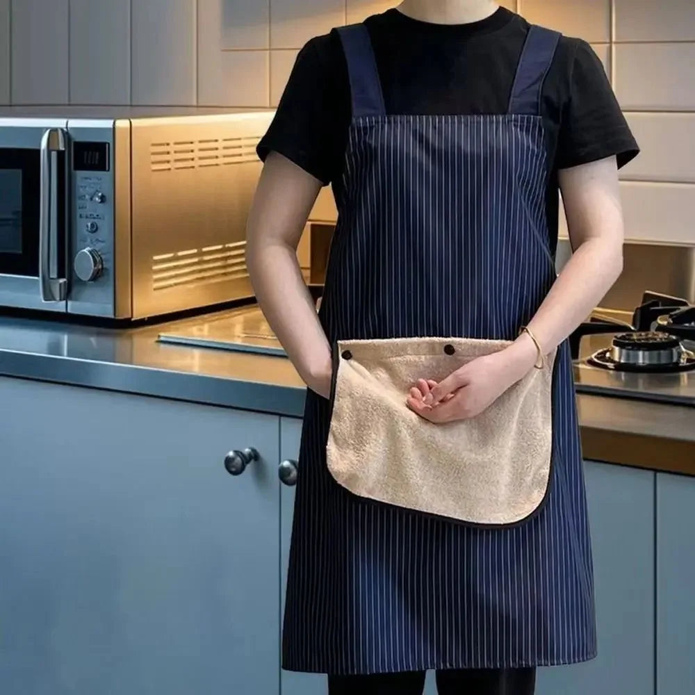tablier de cuisine avec grande poche ventrale