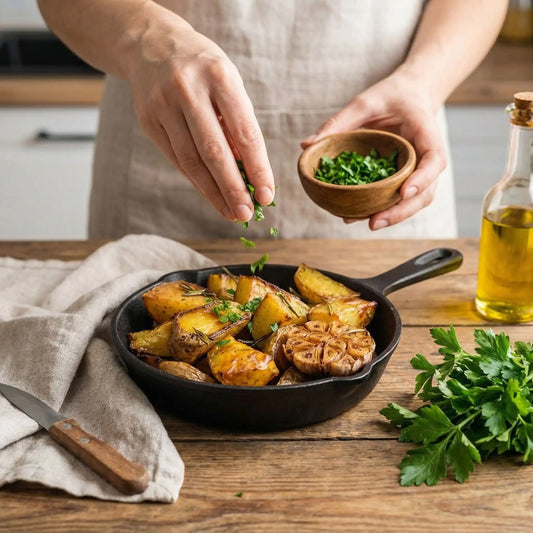 Pommes de terre à la persillade croustillantes