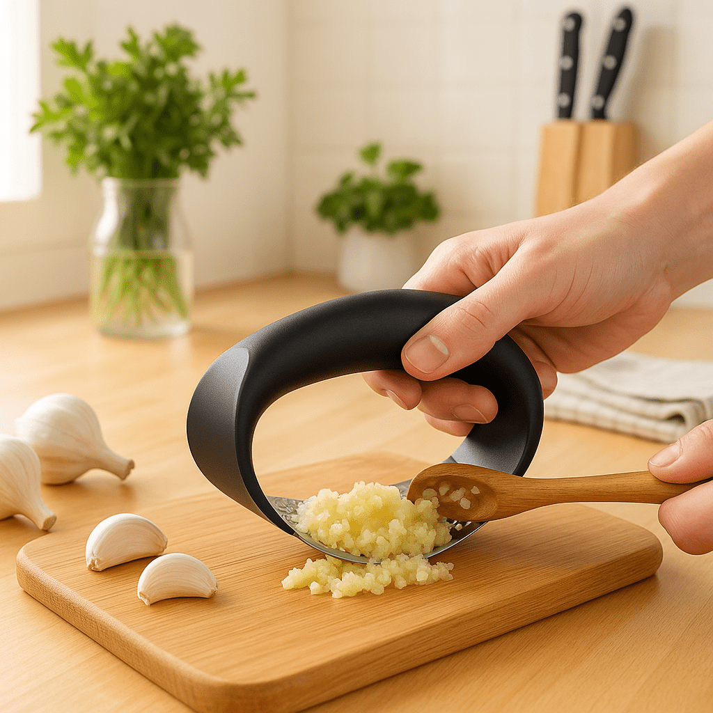 Le presse ail, outil malin pour réussir toutes vos recettes facilement ! - Mykitchenslife