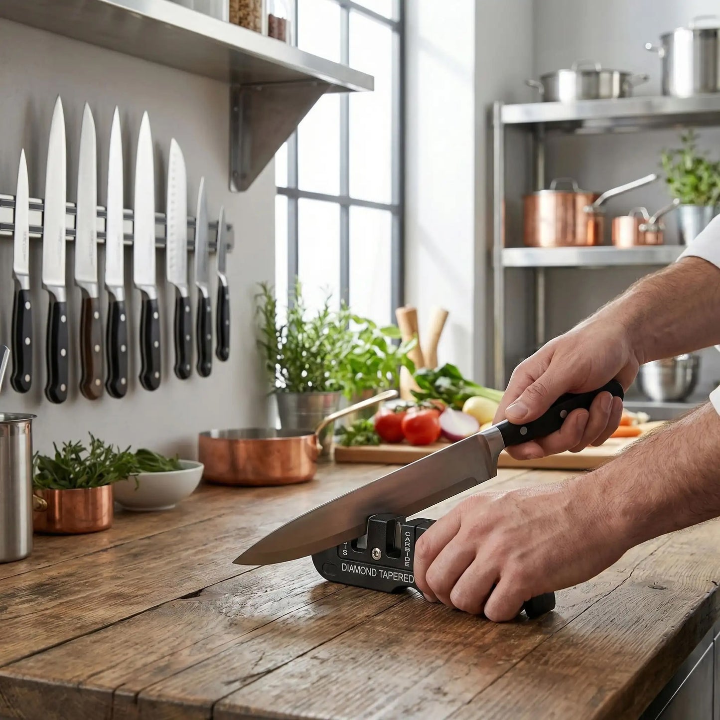 aiguiseur couteau cuisine