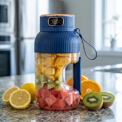 blender smoothie bleu