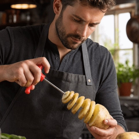 coupe légumes en spirale inox