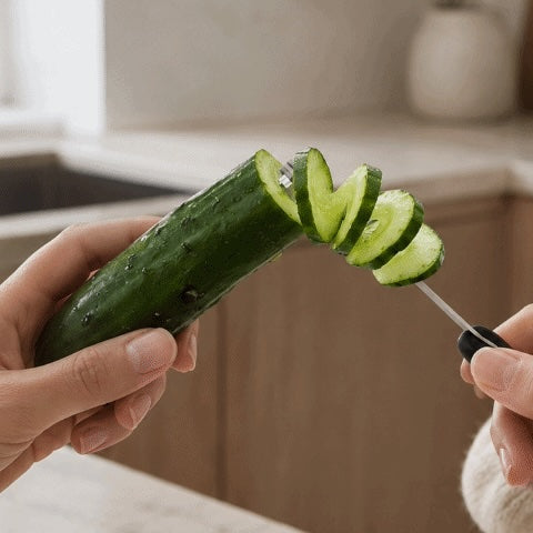 coupe légumes manuel inox