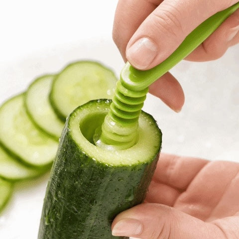 coupe légumes manuel vert clair