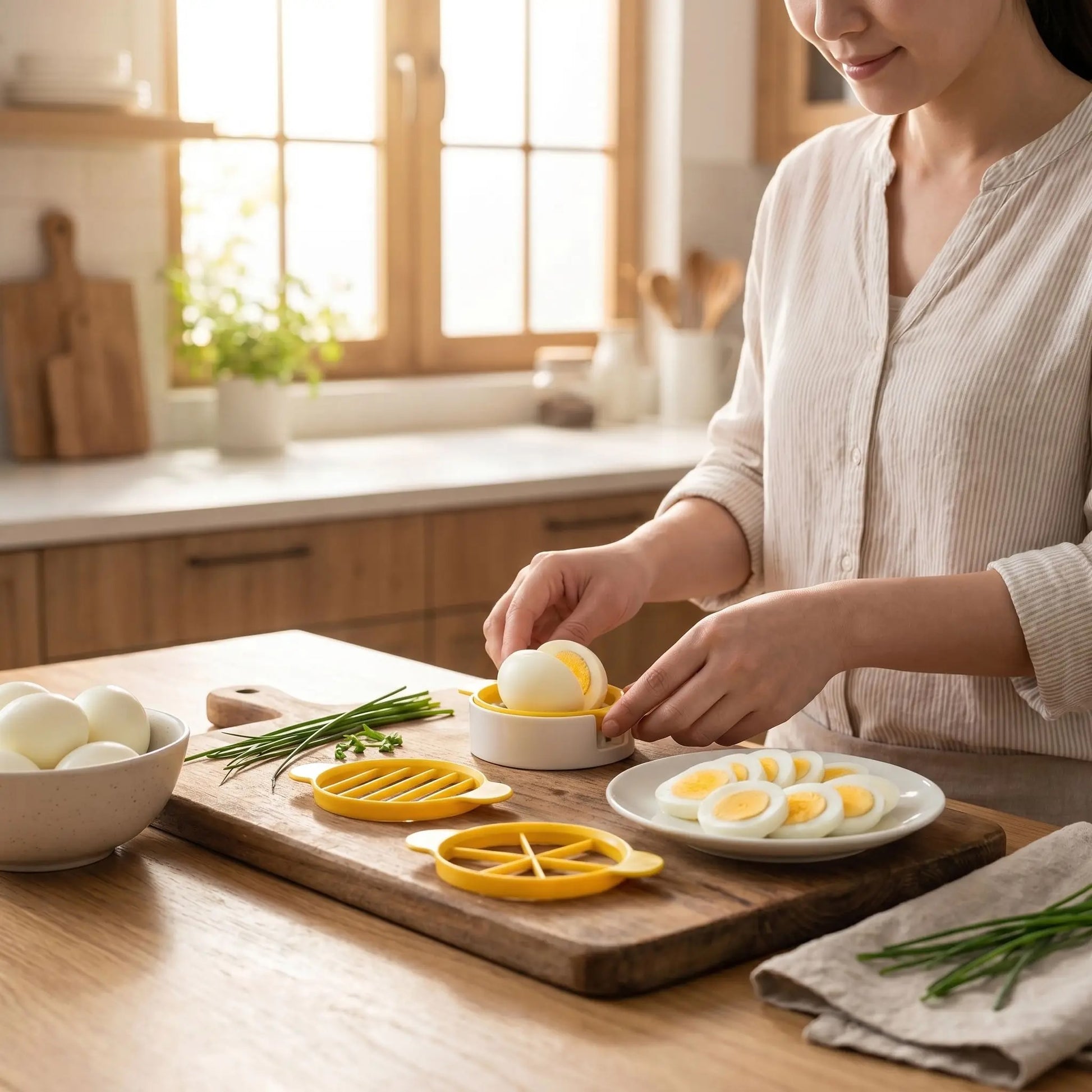 coupe oeuf tranches