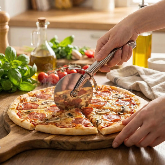 couteau à pizza pour des tranches parfaites