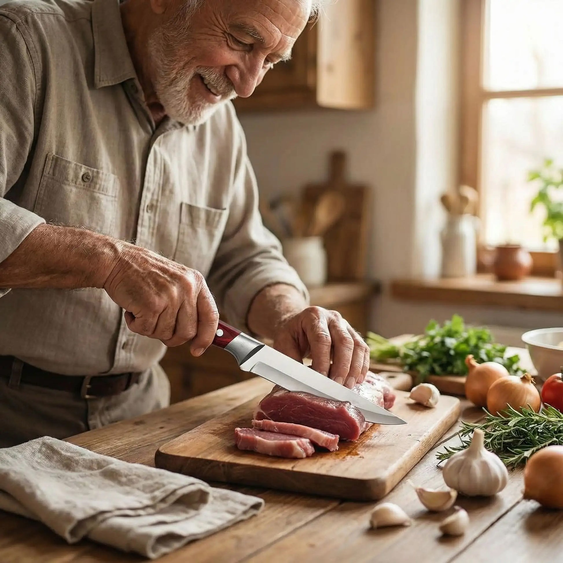 couteau cuisine lame en acier inoxydable