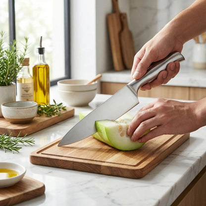 couteau de cuisine céramique blanche