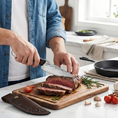 couteau de cuisine fluide et précis