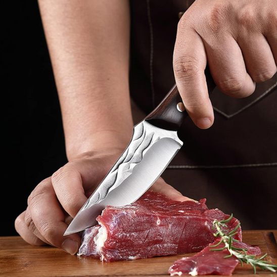 couteau de cuisine manche en bois