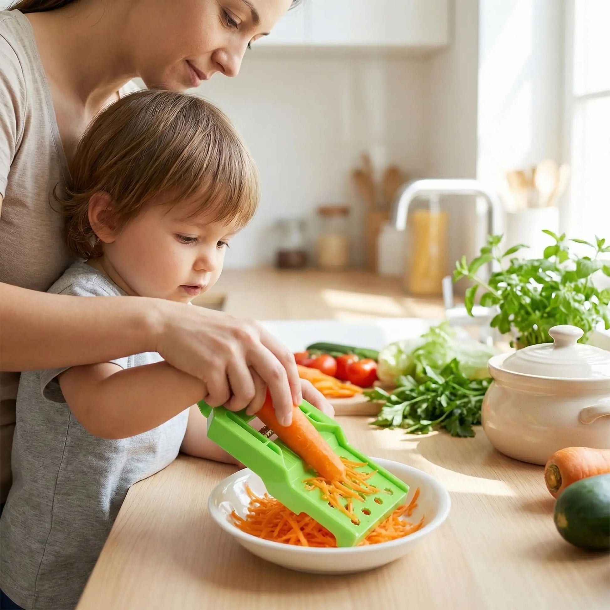 éplucheur à légumes système rotatif