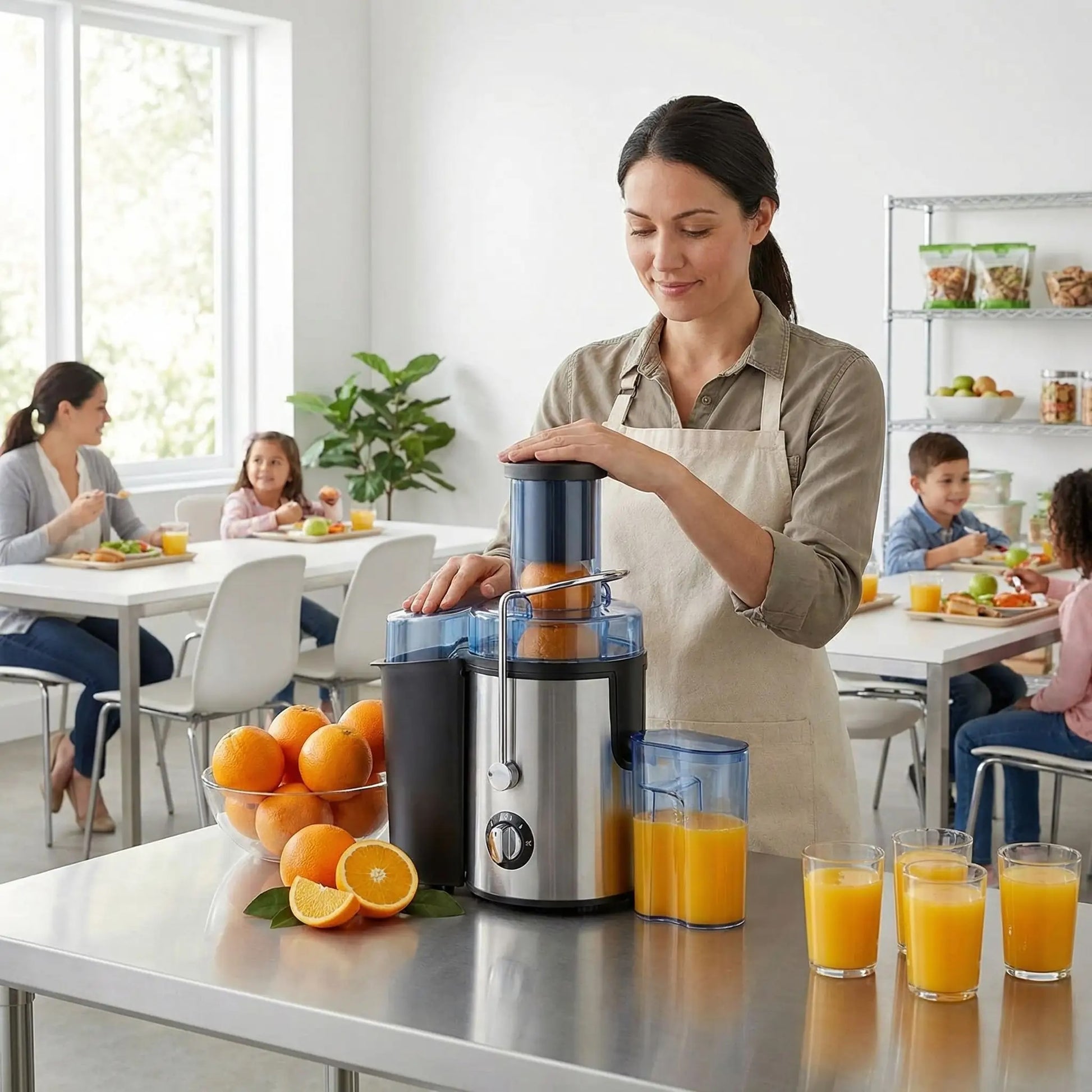 extracteur de jus centrifugeuse acier inoxydable