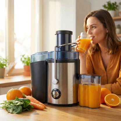 extracteur de jus centrifugeuse double vitesse 