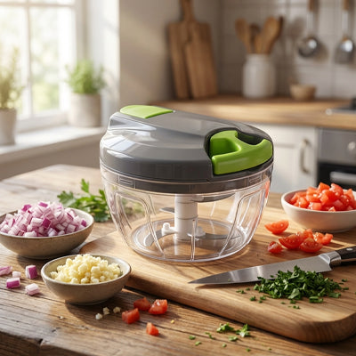 hachoir manuel pour légumes cordelette