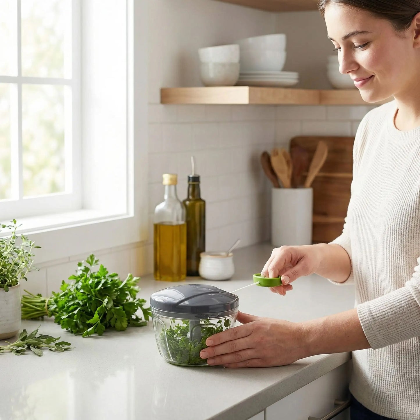 hachoir persil manuel facile