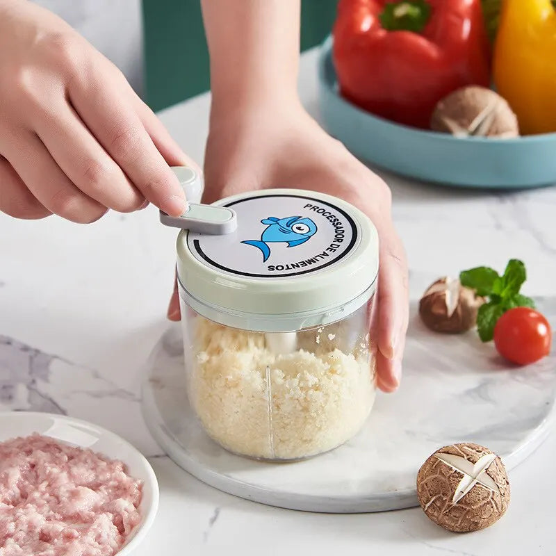 mini hachoir manuel manivelle 400 ml