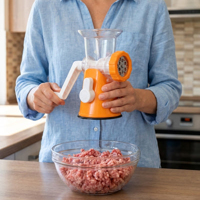 mini hachoir pour viande orange