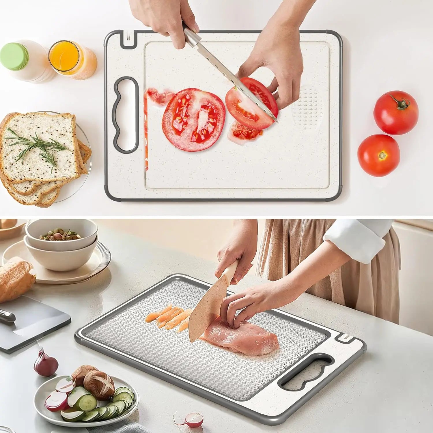 planche à découper acier inox