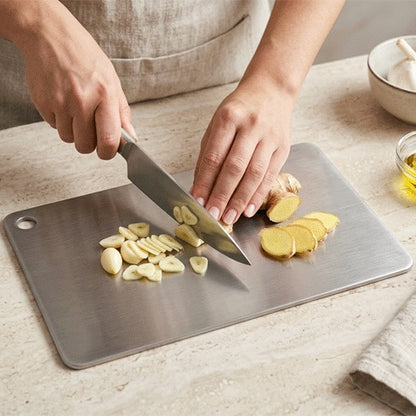 planche à découper en inox