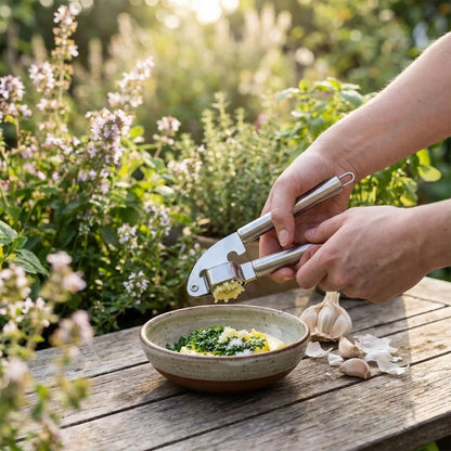 presse ail acier inoxydable