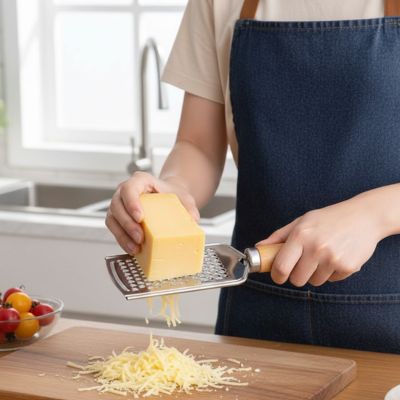 râpe à fromage acier inox