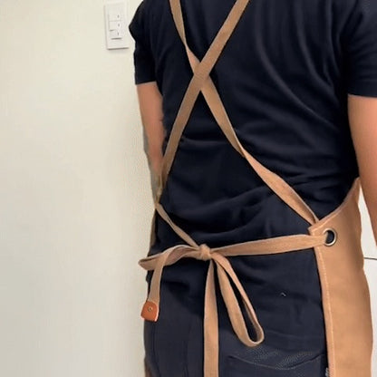 tablier de cuisine à nouer dans le dos