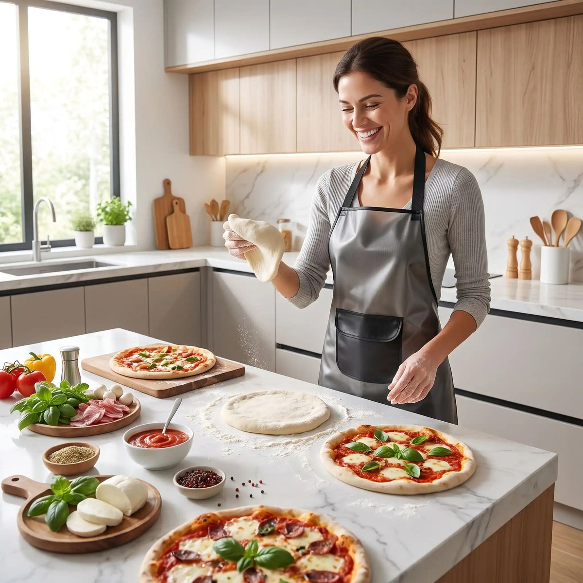 tablier de cuisine avec poche intégrée