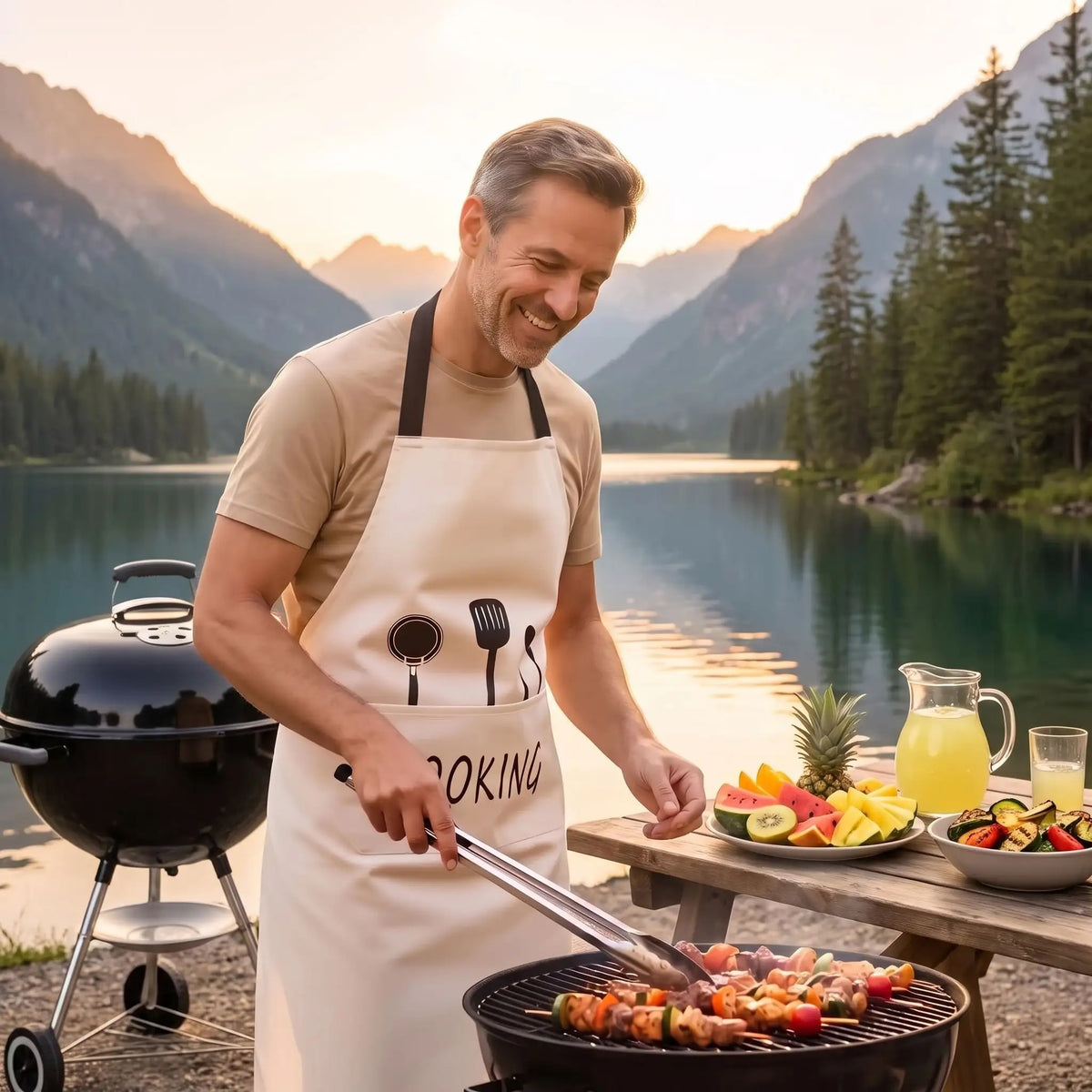 tablier de cuisine barbecue