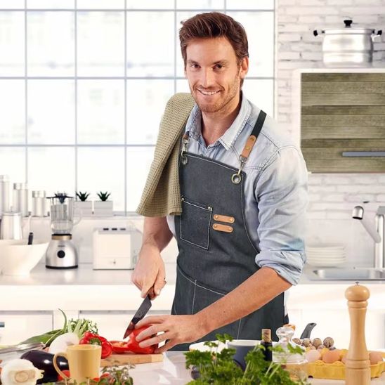 tablier de cuisine unisexe