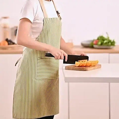 tablier de cuisine vert clair